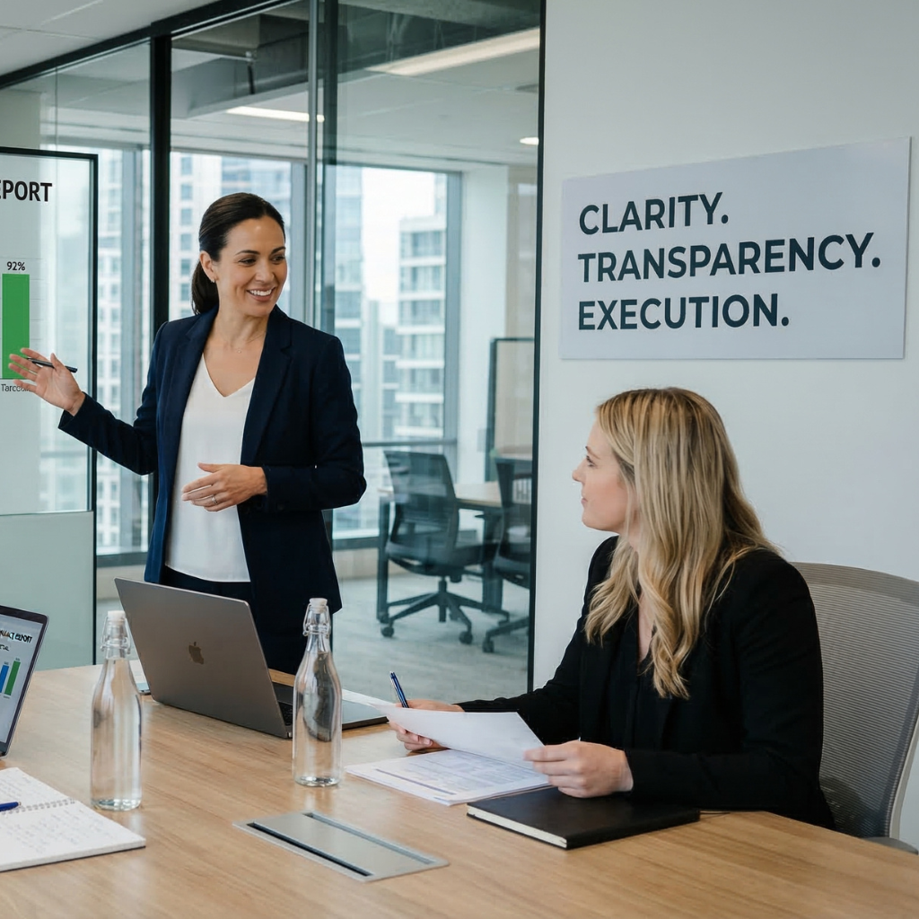 Clarity. Transparency. Execution.